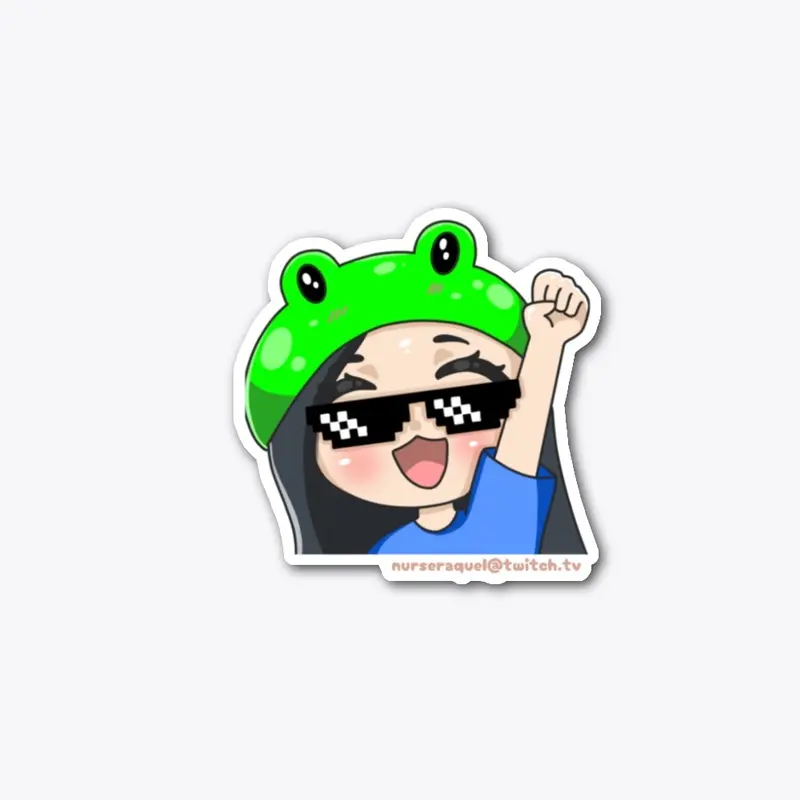 NURSEFROGGY HYPE STICKER